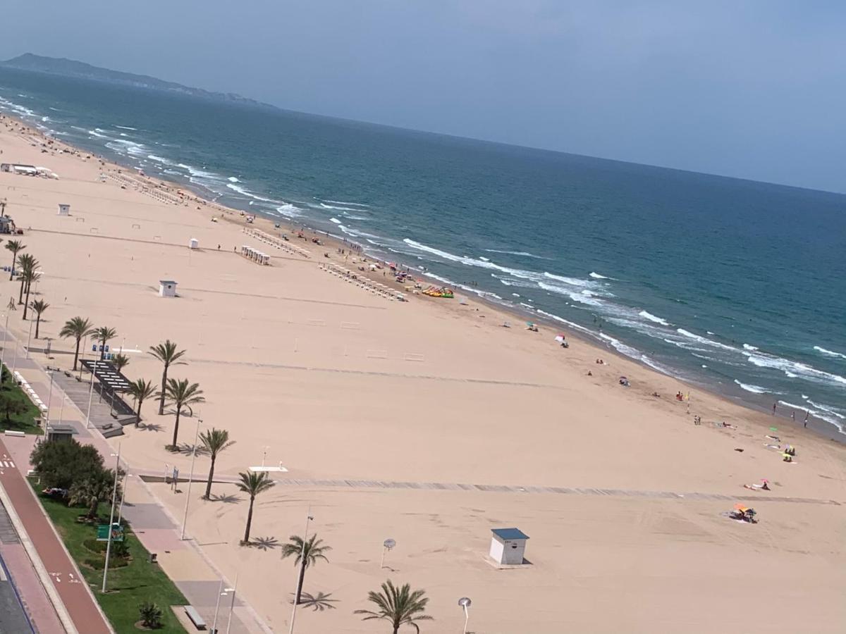 Apartamento Bonaire-Primera Linea Playa Playa de Gandia Екстериор снимка
